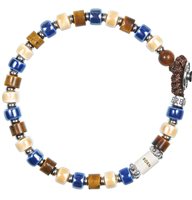 Bracelet Gerba Man Born in Steel Pietre dure BORN 13